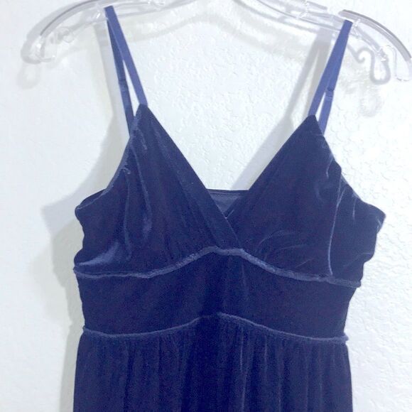 Aqua blue stretch Velvet dress- gorgeous! - Picture 2 of 14